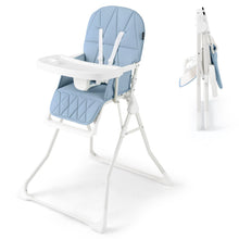 Load image into Gallery viewer, Foldable Baby High Chair with Removable Adjustable Tray
