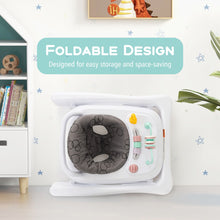 Load image into Gallery viewer, Foldable Baby Walker with Wheels and Anti Roll Over for Kids
