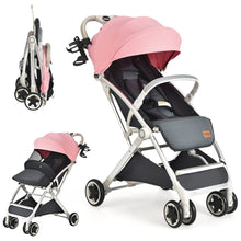 Load image into Gallery viewer, Folding Pushchair with Adjustable Backrest and Footrest
