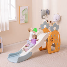 Load image into Gallery viewer, Freestanding Kids Slide Indoor Foldable Kids Slide with Climber
