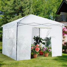Load image into Gallery viewer, Height Adjustable Portable Grow House with PE Cover and Roll-up Doors
