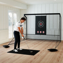 Load image into Gallery viewer, Golf Practice Hitting Net Golf Cage with Dual Side Barriers
