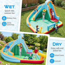 Load image into Gallery viewer, Inflatable Water Slide with 680W Blower for Kids Aged 3-12
