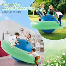 Load image into Gallery viewer, Inflatable Dome Rocker Bouncer for Kids with 6 Built-in Handles
