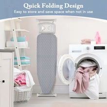 Load image into Gallery viewer, Ironing Board with Iron Rest and Removable Silver-coated Cover
