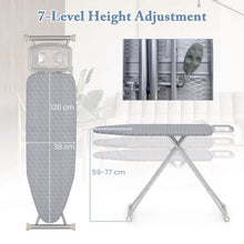 Load image into Gallery viewer, Ironing Board with Iron Rest and Removable Silver-coated Cover
