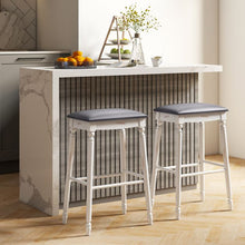 Load image into Gallery viewer, 74 cm Upholstered Bar Stool Set of 2

