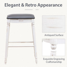 Load image into Gallery viewer, 74 cm Upholstered Bar Stool Set of 2
