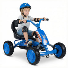 Load image into Gallery viewer, Kids Pedal Go Kart 4 Wheel with 2-Position Seat &amp; Wear-Resistant Wheels
