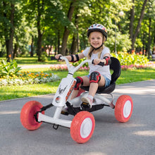 Load image into Gallery viewer, Kids Pedal Go Kart 4 Wheel with 2-Position Seat &amp; Wear-Resistant Wheels
