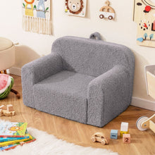 Load image into Gallery viewer, Kids Reading Sofa with Soft Fleece Fabric Cover
