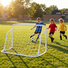 Load image into Gallery viewer, Kids Soccer Goal for Backyard Mini Metal Football Goal Post System with Net
