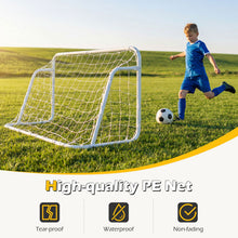 Load image into Gallery viewer, Kids Soccer Goal for Backyard Mini Metal Football Goal Post System with Net

