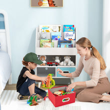 Load image into Gallery viewer, Kids Bookshelf Wooden Book Display Rack with 3-Tier Bookshelves
