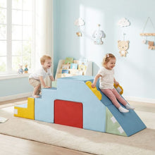 Load image into Gallery viewer, Kids Climbing Toys Toddler Climber with Slide and Stairs Soft Foam Blocks
