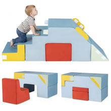Load image into Gallery viewer, Kids Climbing Toys Toddler Climber with Slide and Stairs Soft Foam Blocks
