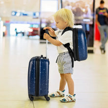 Load image into Gallery viewer, 2 Pieces Kids Luggage Set with Wheels and Height Adjustable Handle
