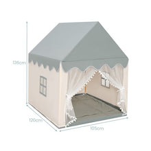 Load image into Gallery viewer, Kids Play Tent with Padded Mat Indoor Playhouse
