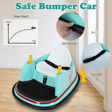 Load image into Gallery viewer, Kids Ride-On Bumper Car with Colorful Flashing Lights and Music
