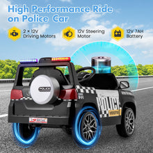 Load image into Gallery viewer, Kid Ride on Police Car with Remote Control for Children
