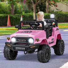 Load image into Gallery viewer, Kids Ride on Car, 12V Licensed Toyota FJ Car with Remote Control, Lights, Music, Horn, Wireless
