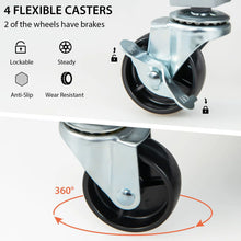 Load image into Gallery viewer, Mobile Kitchen Island Cart Rolling Kitchen Island with Rubber Wood Top
