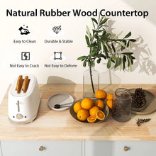 Load image into Gallery viewer, Mobile Kitchen Island Cart Rolling Kitchen Island with Rubber Wood Top
