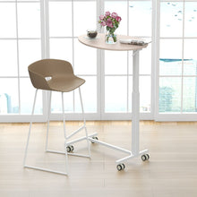Load image into Gallery viewer, Mobile Standing Desk with Pneumatic Lift
