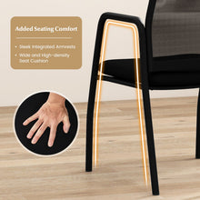 Load image into Gallery viewer, Office Guest Chairs with Ergonomic Mesh Backrest and Cushioned Seat
