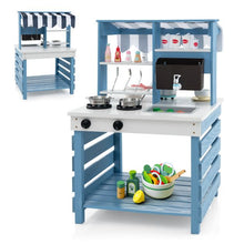 Load image into Gallery viewer, Outdoor Mud Kitchen for Kids with Removable Sink
