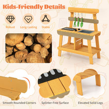 Load image into Gallery viewer, Outdoor Mud Kitchen for Kids Toddler Wood Pretend Play Kitchen
