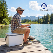 Load image into Gallery viewer, Portable Hard Cooler 12 L Injection Molded Insulated Ice Chest with Easy-Grip Handle
