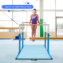 Load image into Gallery viewer, Kids Parallel Gymnastics Bar with Adjustable Width and 11-Level Heights
