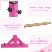 Load image into Gallery viewer, Kids Parallel Gymnastics Bar with Adjustable Width and 11-Level Heights
