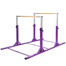 Load image into Gallery viewer, Kids Parallel Gymnastics Bar with Adjustable Width and 11-Level Heights
