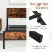 Load image into Gallery viewer, Metal Platform Bed with Headboard and Footboard
