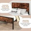 Load image into Gallery viewer, Metal Platform Bed with Headboard and Footboard

