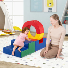 Load image into Gallery viewer, 5 Pieces Soft Play Climb and Crawl Playset for 12 Month+ Toddlers
