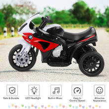 Load image into Gallery viewer, 6V Kids Ride on Motorcycle with Training Wheels and Head Light
