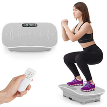 Load image into Gallery viewer, Vibration Plate Exercise Machine, Mini Shake Plate | 10 Speed Intensities, Clear LED Display, Remote Control

