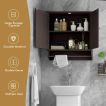 Load image into Gallery viewer, Wall Mounted Bathroom Cabinet with Adjustable Shelf
