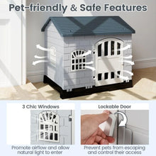 Load image into Gallery viewer, Weatherproof Pet Shelter with Removable Toilet Tray
