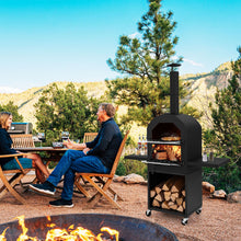 Load image into Gallery viewer, Wood Fired Pizza Oven with Protective Cover Pizza Stone Pizza Peel and Storage
