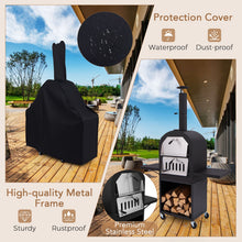 Load image into Gallery viewer, Wood Fired Pizza Oven with Protective Cover Pizza Stone Pizza Peel and Storage
