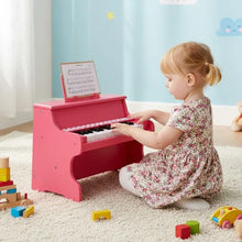Load image into Gallery viewer, Wooden Kids Piano Keyboard 25 Keys Digital Piano with Music Stand Music Learning Gift for 3+ Kids
