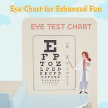 Load image into Gallery viewer, Wooden Pretend Hospital Office Kit with Eye Chart and Toy CT Machine
