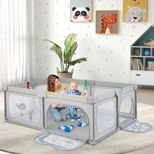 Load image into Gallery viewer, 206 x 147 cm Baby Playpen with 50 Ocean Balls for Babies and Toddlers
