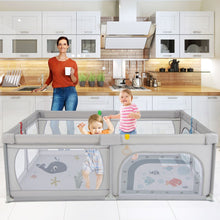 Load image into Gallery viewer, 206 x 147 cm Baby Playpen with 50 Ocean Balls for Babies and Toddlers
