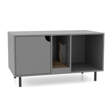 Load image into Gallery viewer, Wooden Cat Litter Box Enclosure
