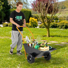Load image into Gallery viewer, Heavy-Duty Garden Utility Cart with Pneumatic Tires
